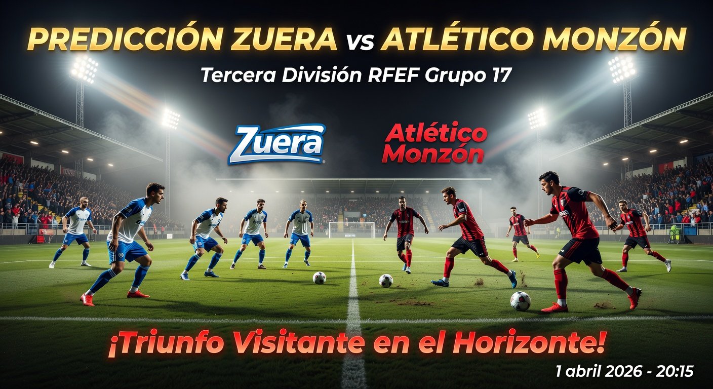 Zuera vs Atlético Monzón Pronóstico / Prediction