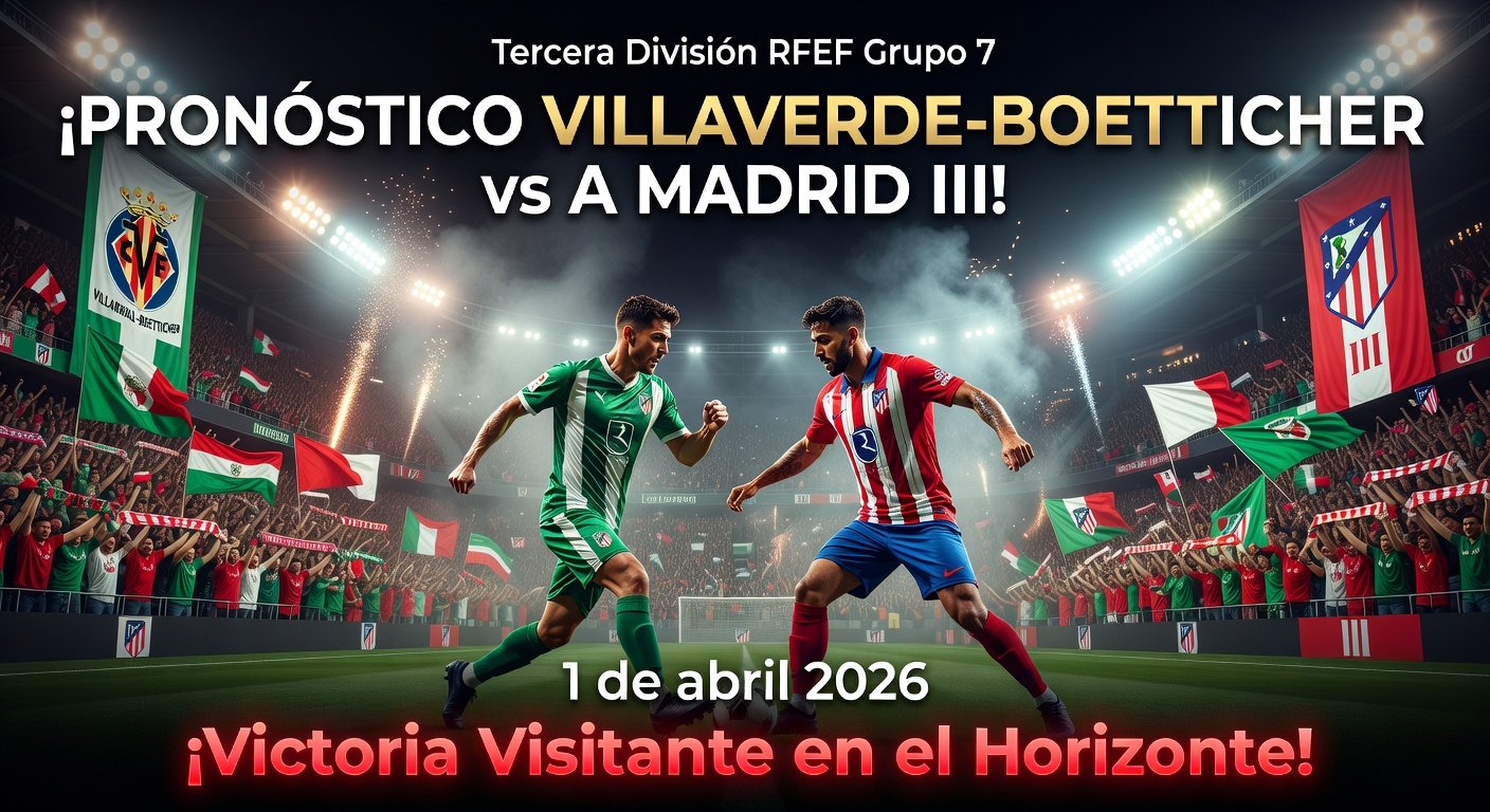 Villaverde-Boetticher vs A Madrid III Pronóstico / Prediction