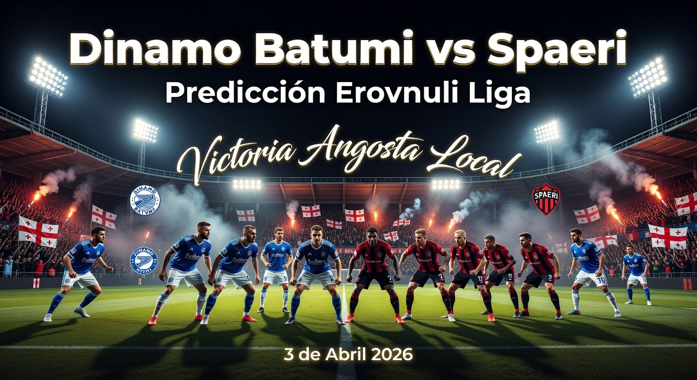 Dinamo Batumi vs Spaeri Pronóstico / Prediction