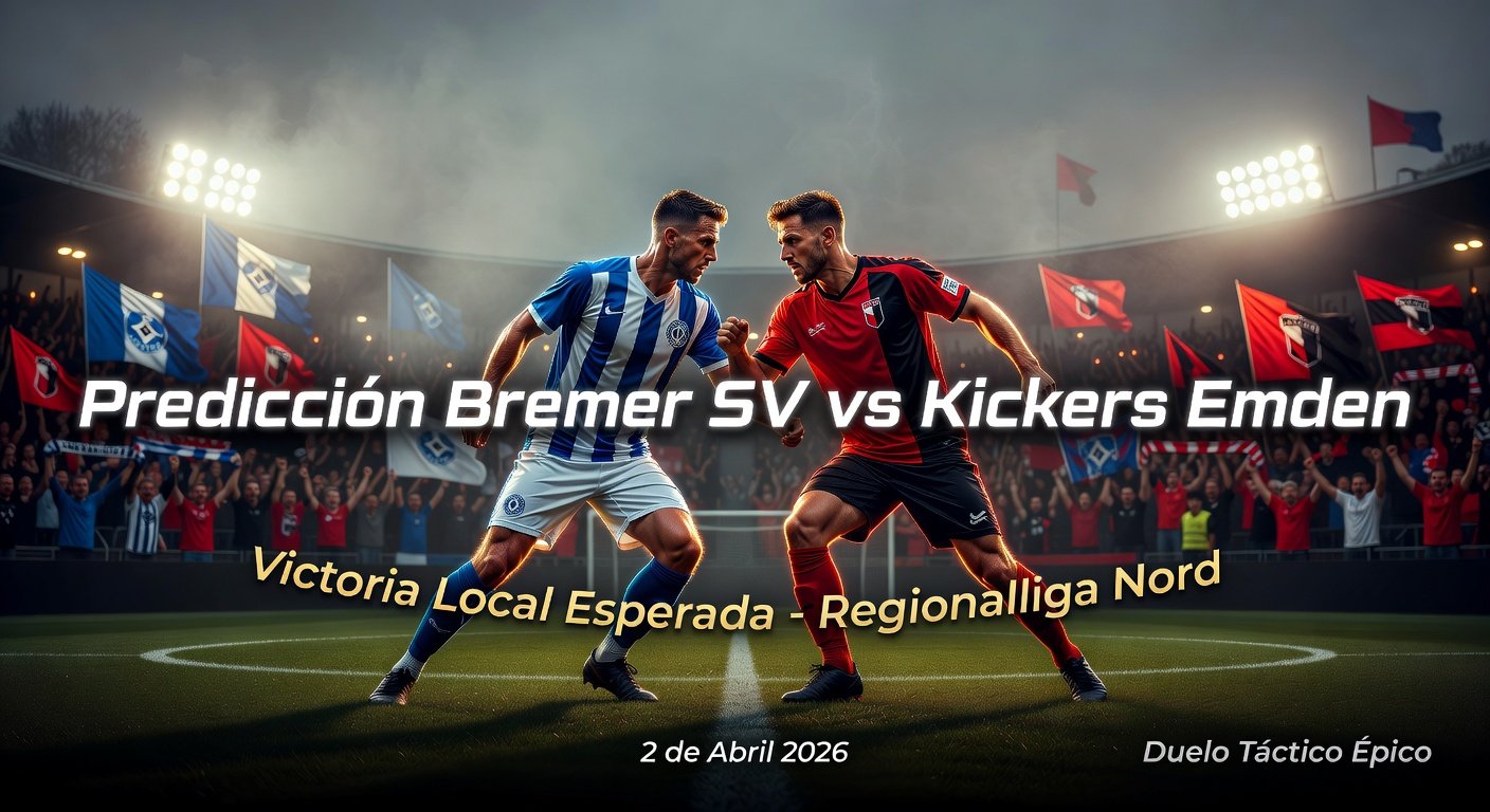 Bremer SV vs Kickers Emden Pronóstico / Prediction
