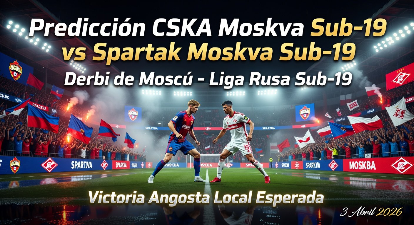 CSKA Moskva U19 vs Spartak Moskva U19 Pronóstico / Prediction