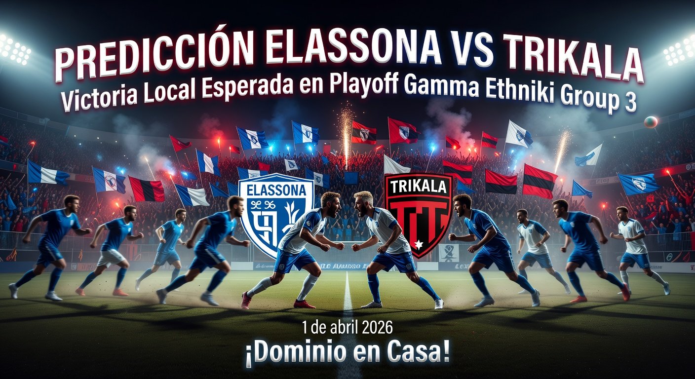 Elassona vs Trikala Pronóstico / Prediction