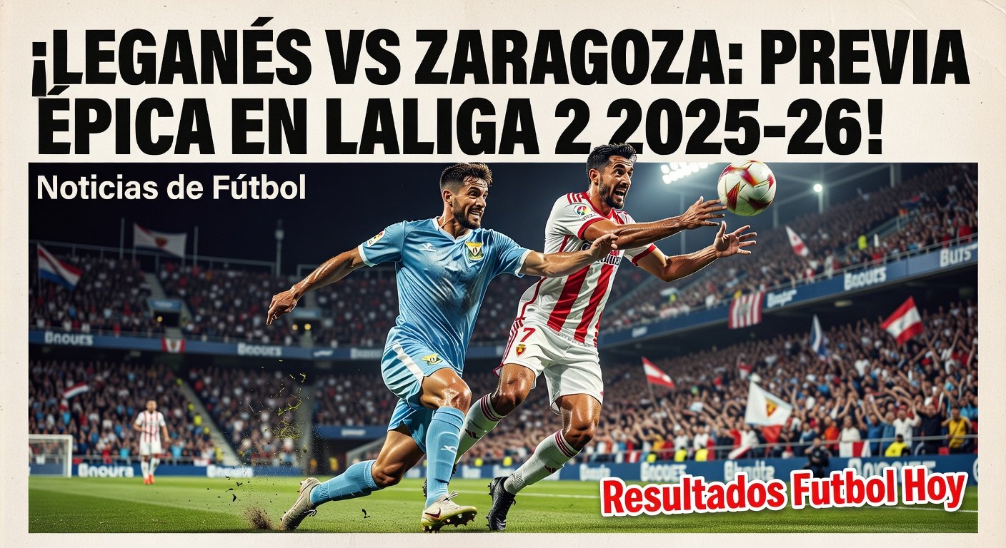 Leganés vs Real Zaragoza - Spanish LaLiga 2