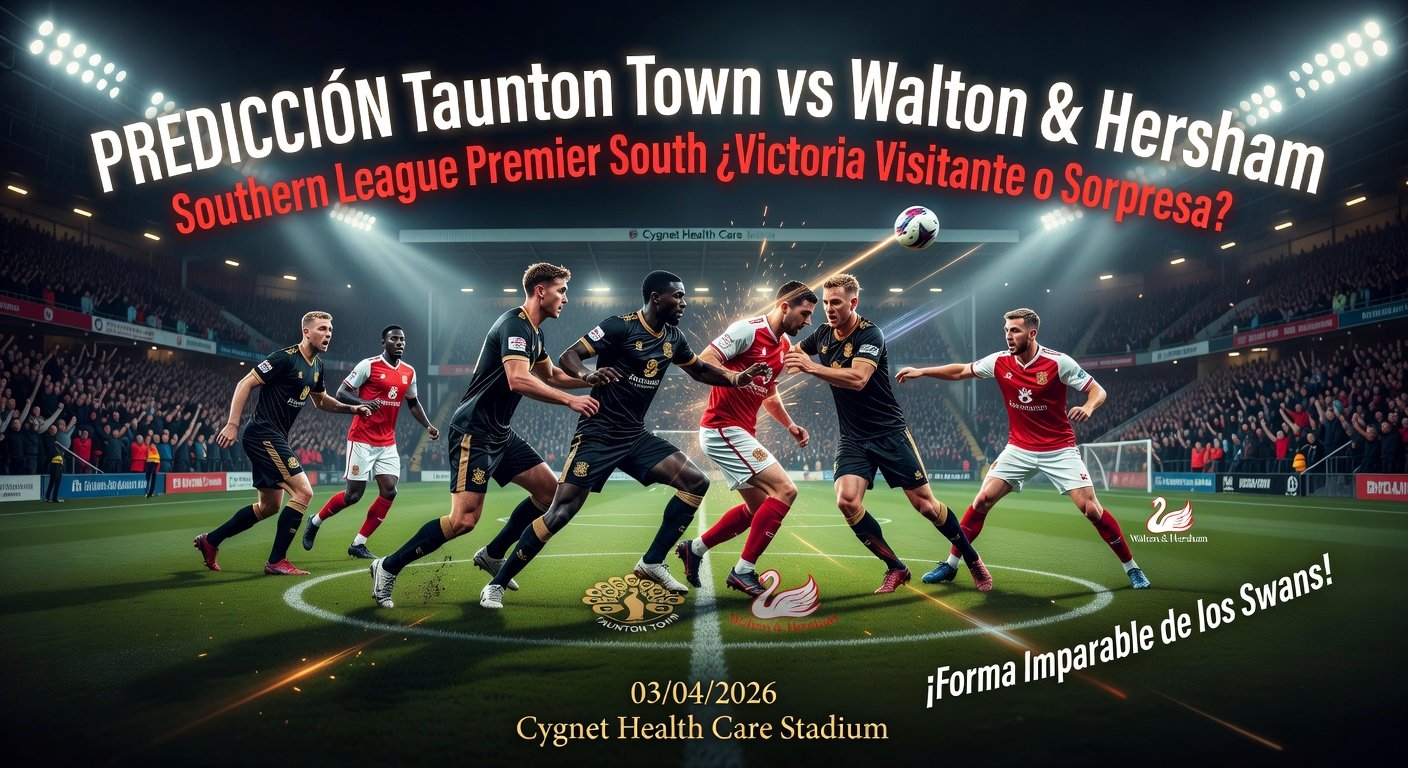 Taunton Town vs Walton & Hersham Pronóstico / Prediction