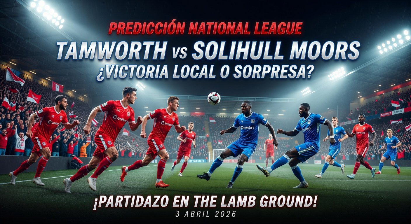 Tamworth vs Solihull Moors Pronóstico / Prediction
