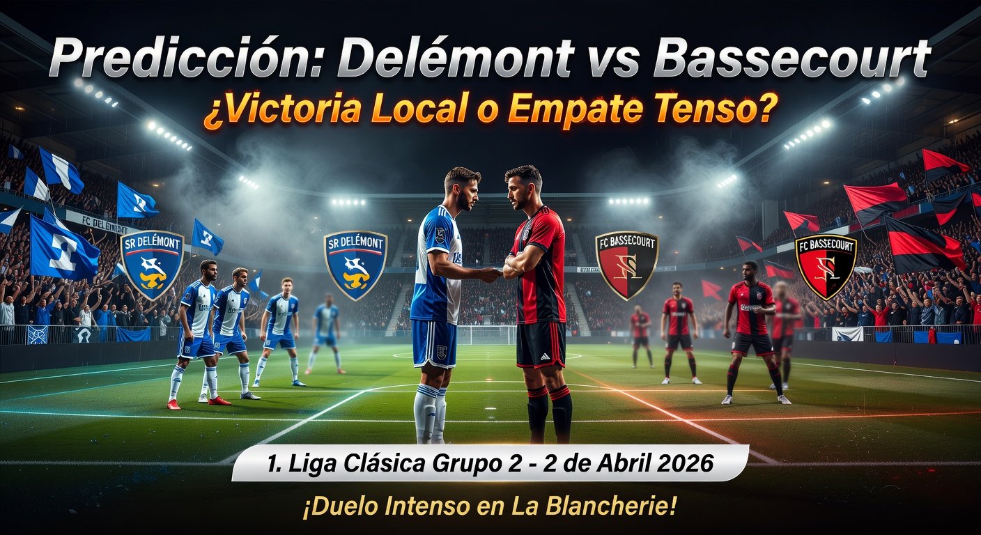 Delémont vs Bassecourt Pronóstico / Prediction