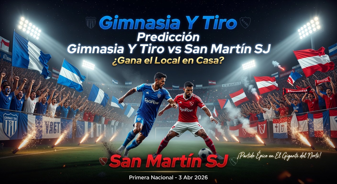 Gimnasia Y Tiro vs San Martin S.J. Pronóstico / Prediction