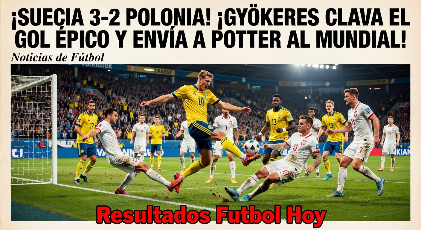 Sweden qualify for 2026 World Cup with Gyokeres late winner (BBC, Sky)