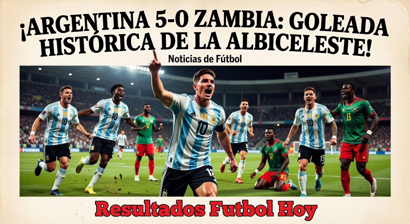 Argentina 5-0 Zambia in international friendly (Sky Sports)