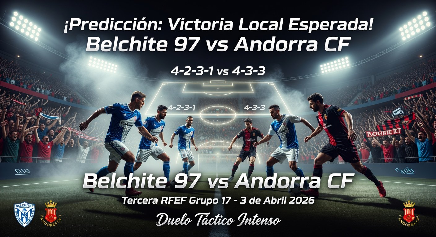 Belchite 97 vs Andorra CF Pronóstico / Prediction