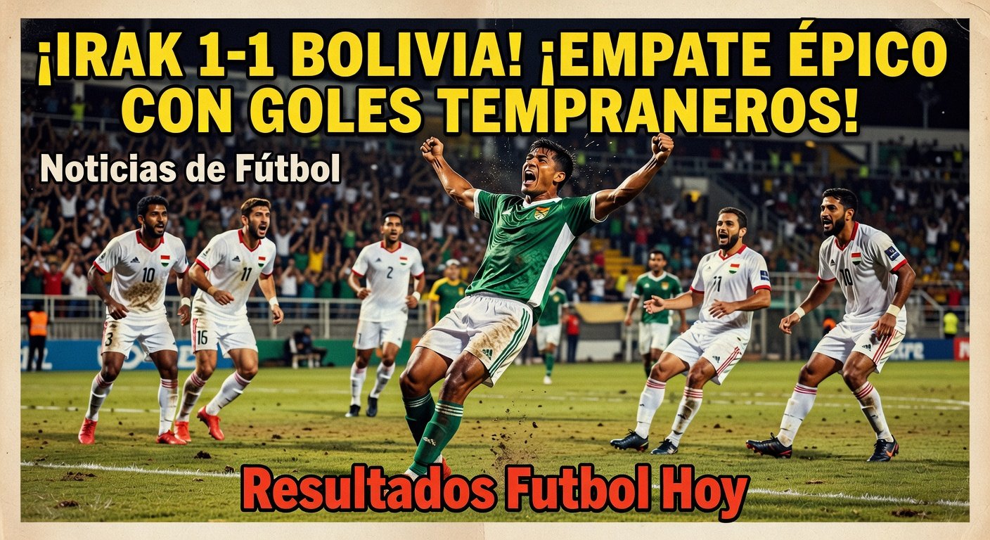 Iraq vs Bolivia ongoing in FIFA World Cup Intercontinental Qualifying