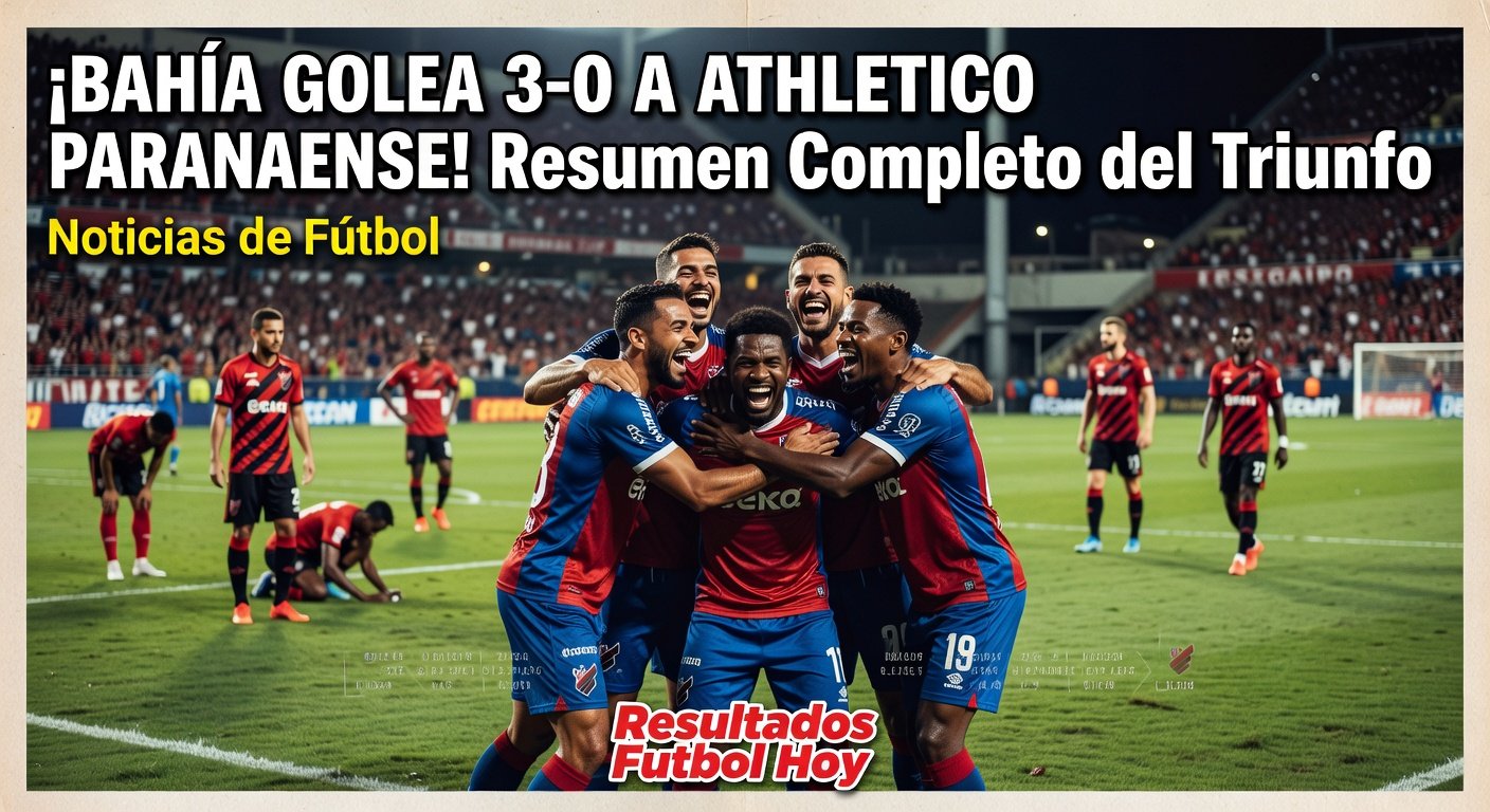 Bahia 3-0 Athletico Paranaense (Live Update)