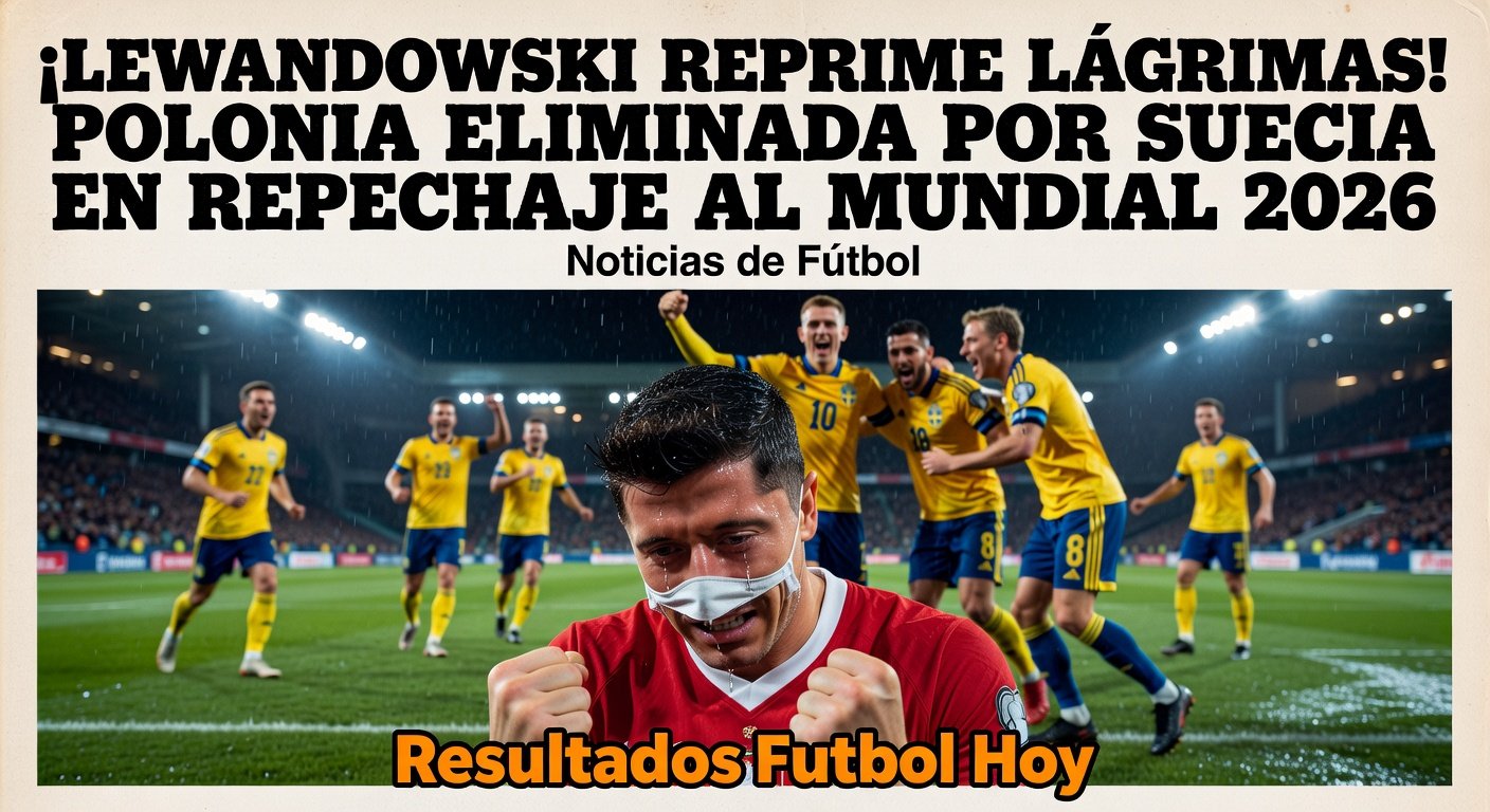 Poland's Lewandowski emotional after World Cup qualifier loss to Sweden