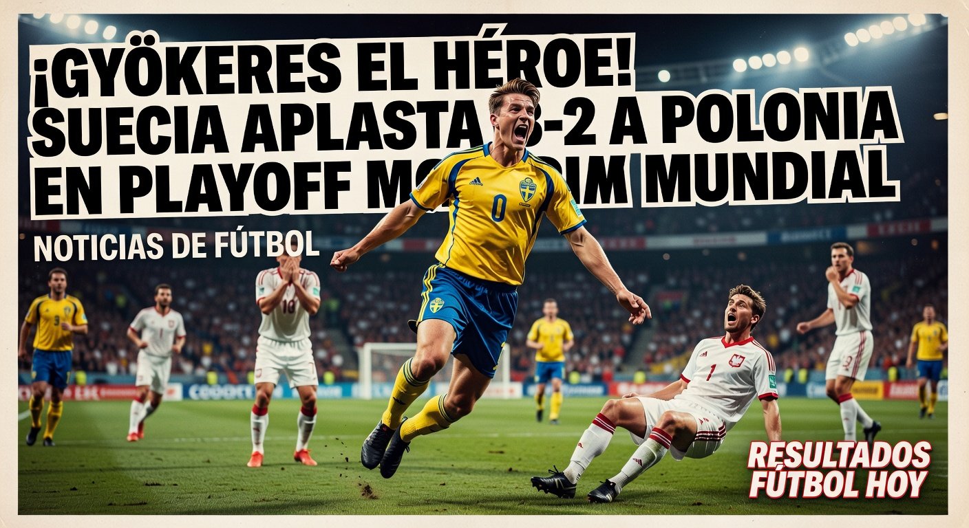 Sweden beat Poland 3-2 in World Cup Qualifying