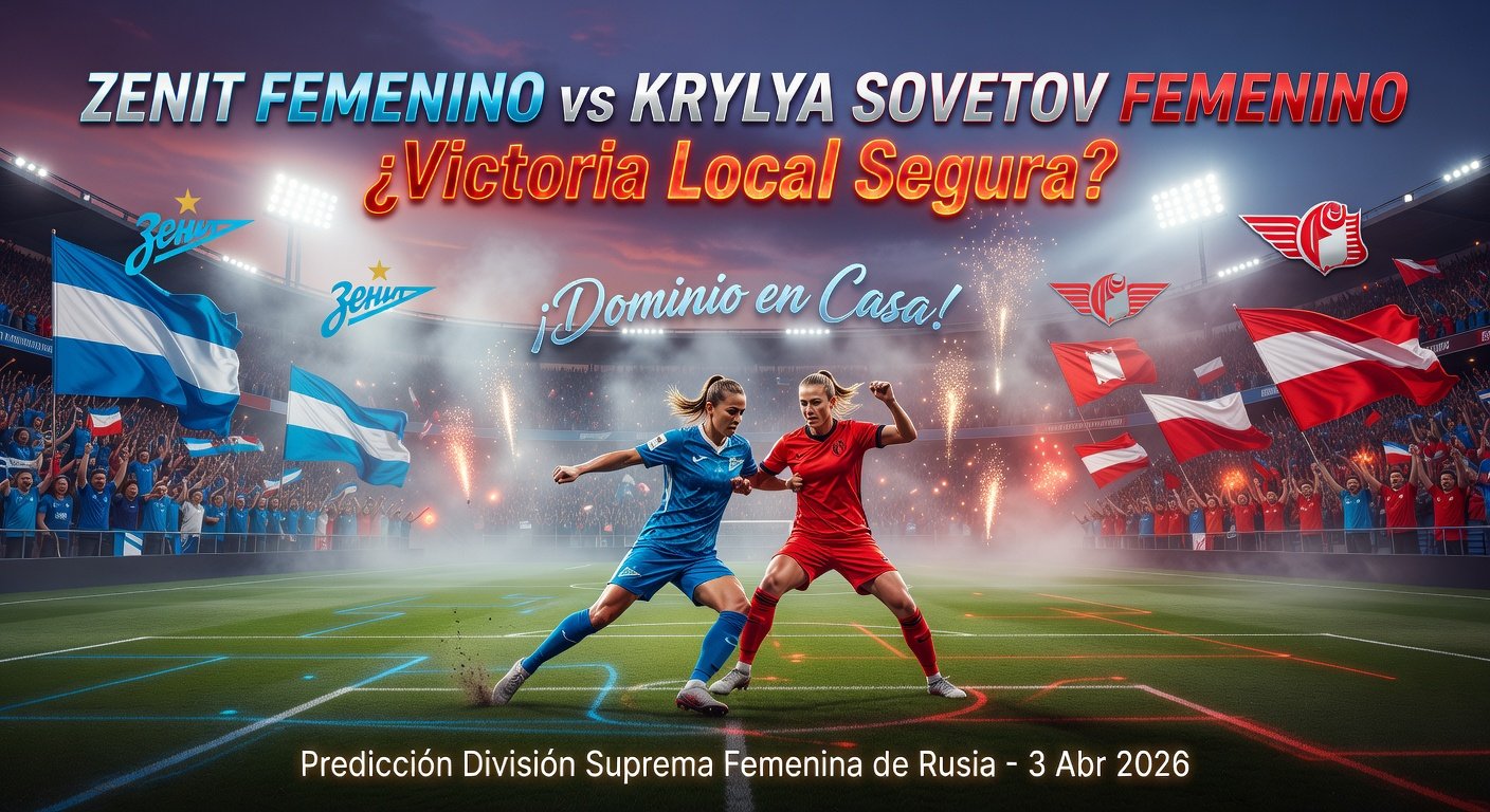 Zenit W vs Krylya Sovetov W Pronóstico / Prediction