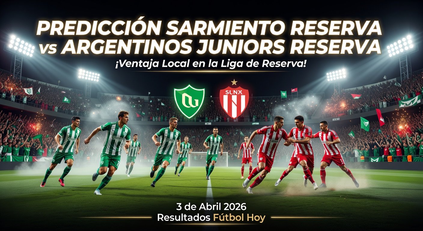 Sarmiento Res. vs Argentinos Juniors Res. Pronóstico / Prediction