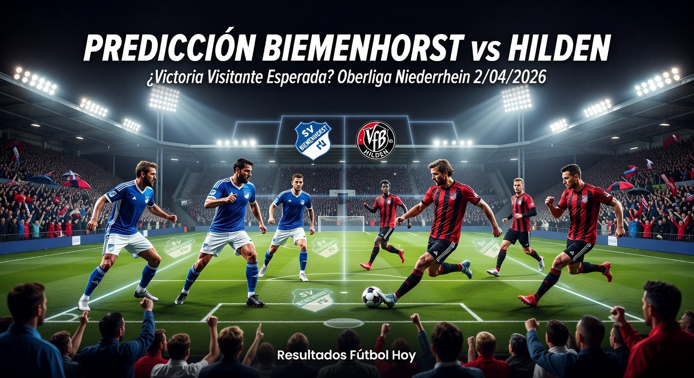 Biemenhorst vs Hilden Pronóstico / Prediction