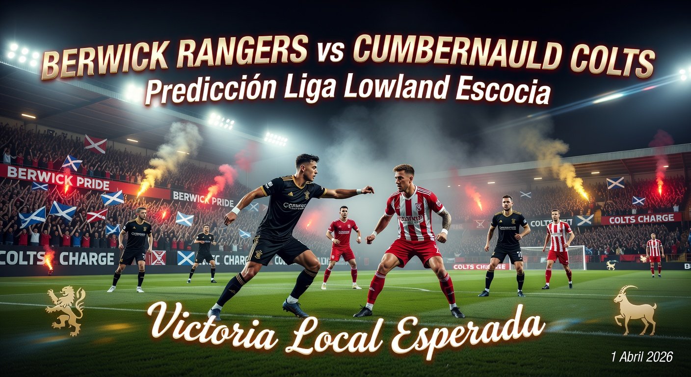 Berwick Rangers vs Cumbernauld Colts Pronóstico / Prediction