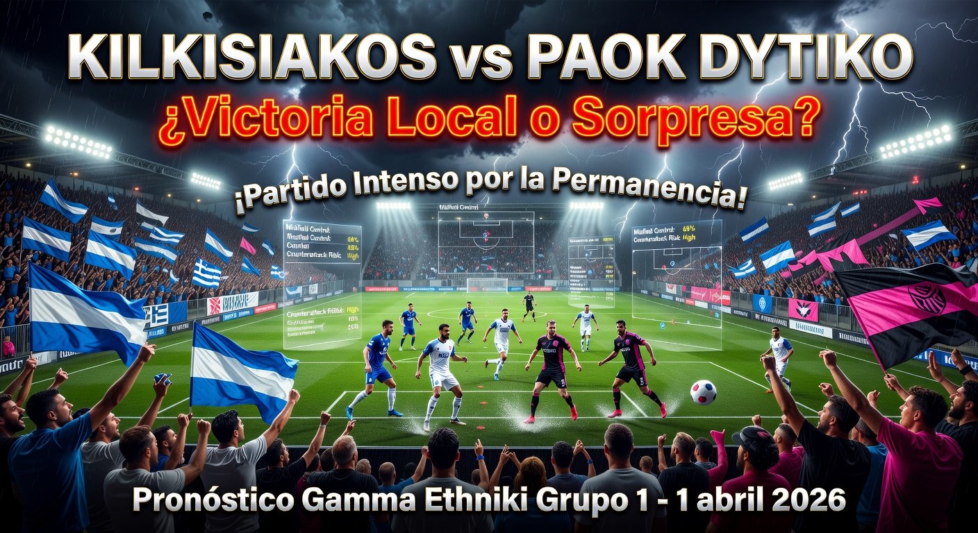 Kilkisiakos vs PAOK Dytiko Pronóstico / Prediction