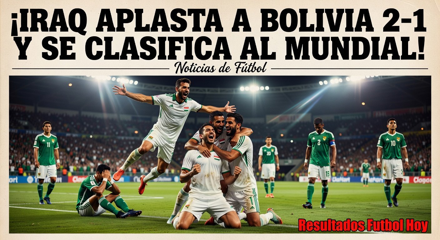 Iraq beat Bolivia 2-1 in WC Qualifiers Play-off (worldfootball.net)