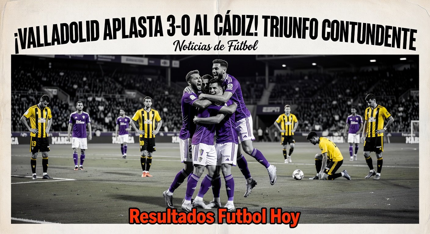Real Valladolid 3-0 Cádiz in LaLiga 2 (ESPN)