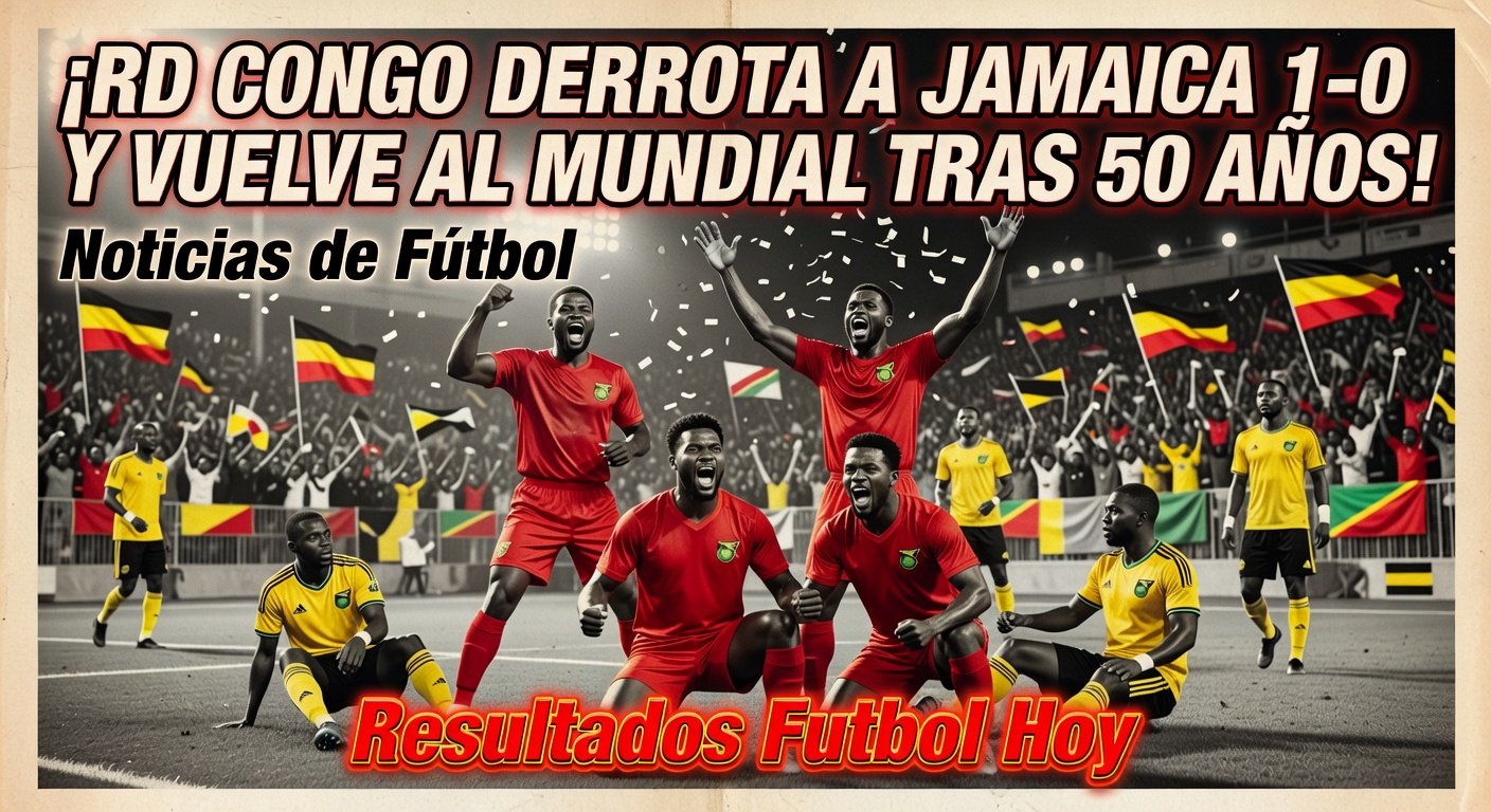 Congo DR beat Jamaica 1-0 in extra time to reach World Cup since 1974 (ESPN)