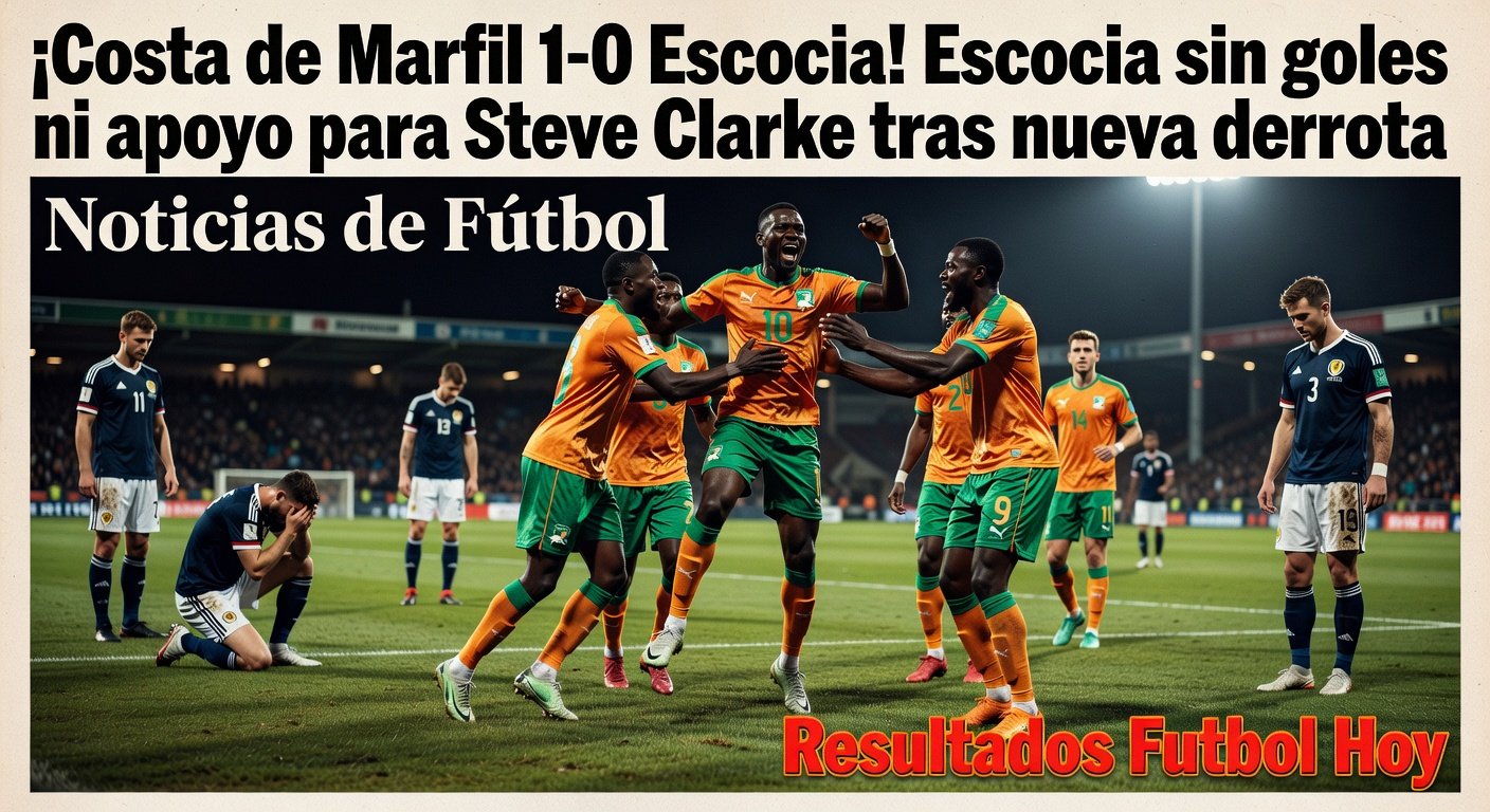 Scotland lose 0-1 to Ivory Coast in friendly (BBC, Sky)