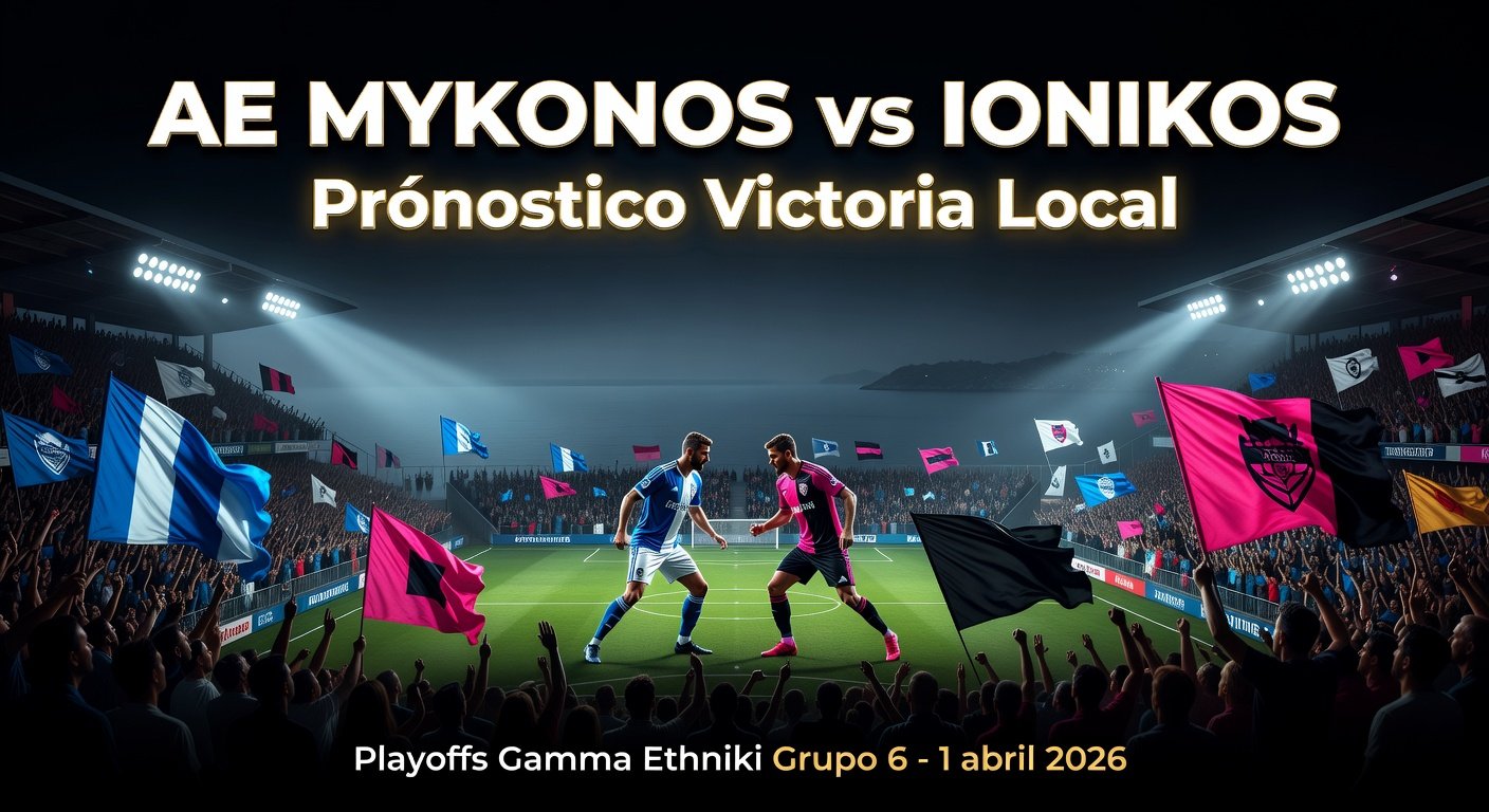 AE Mykonos vs Ionikos Pronóstico / Prediction
