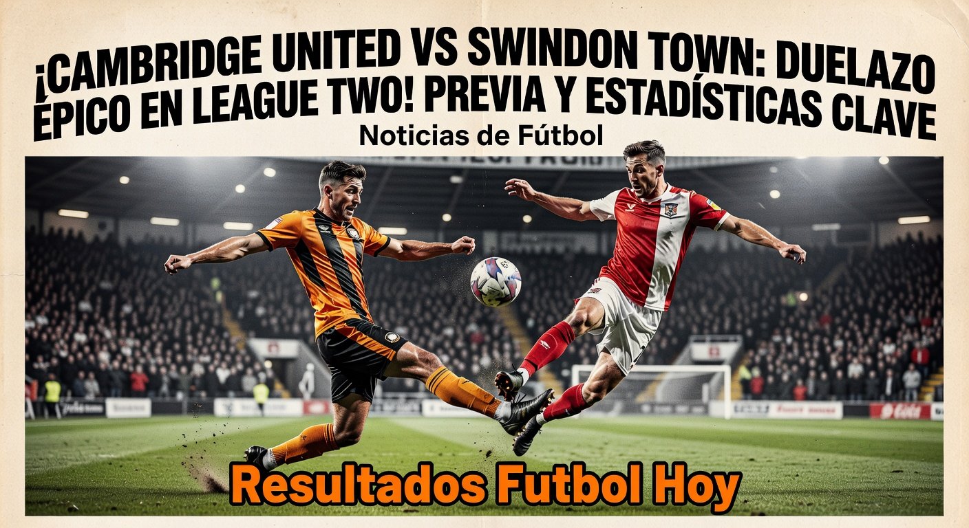 Football League Two: Cambridge United vs Swindon Town