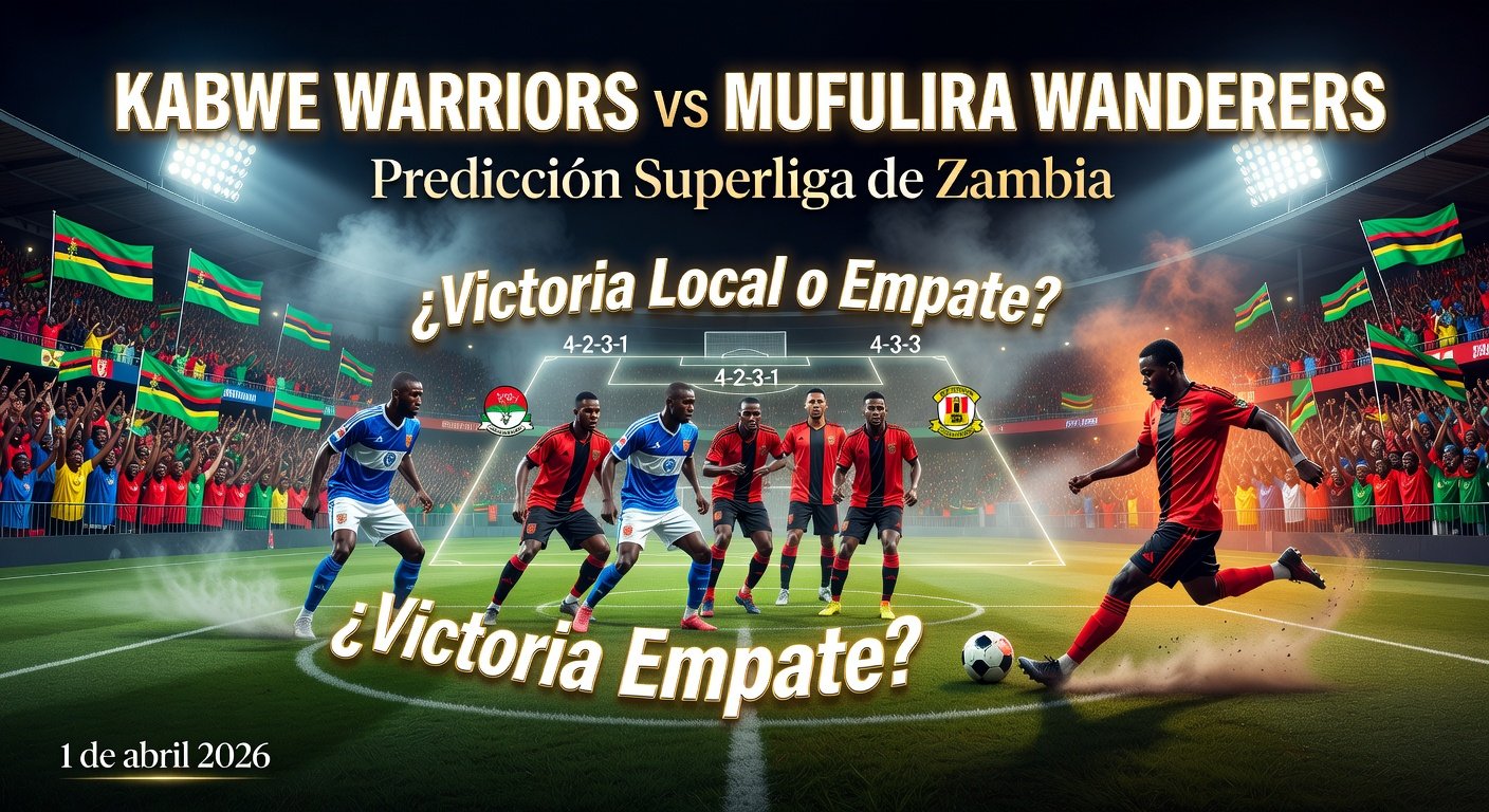 Kabwe Warriors vs Mufulira Wanderers Pronóstico / Prediction